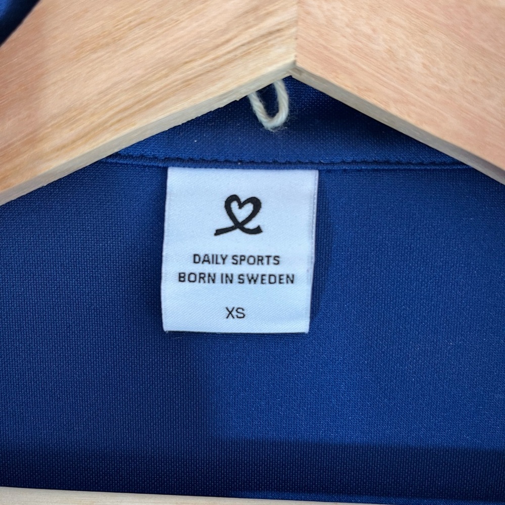 Daily Sports Blue and Pink Striped Mini Dress - Picture 9 of 9